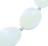 Sterling Silver Mother Of Pearl Bead Necklace KX121010